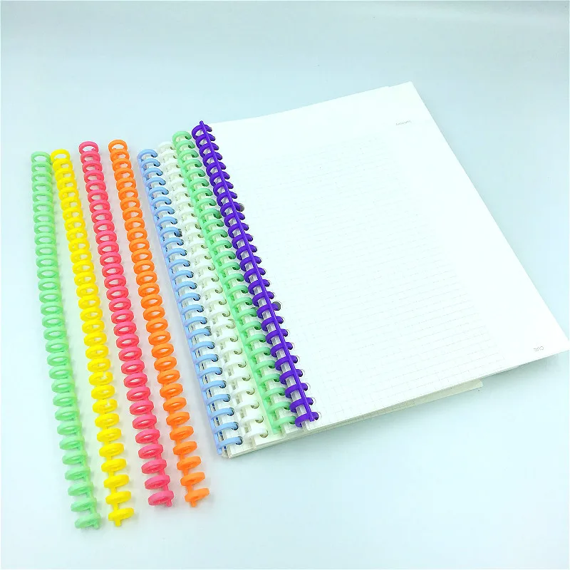 Loose-leaf binding ring with 30 loose-leaf buckles 13mm a4/a5/b5 spiral plastic office notebook clip buckle