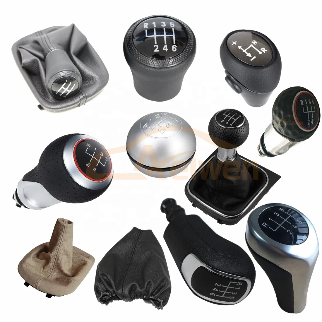 Aelwen Car Auto Gear Handle Gear Shift Knob Used For FORD 6G  1798600    7G9R-7217-CKD