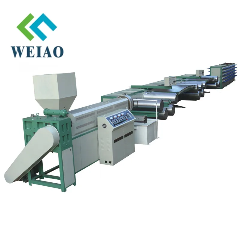 Pp Woven Bag Yarn Extruder Plastic Tape Flat Extrusion Machine For Sack