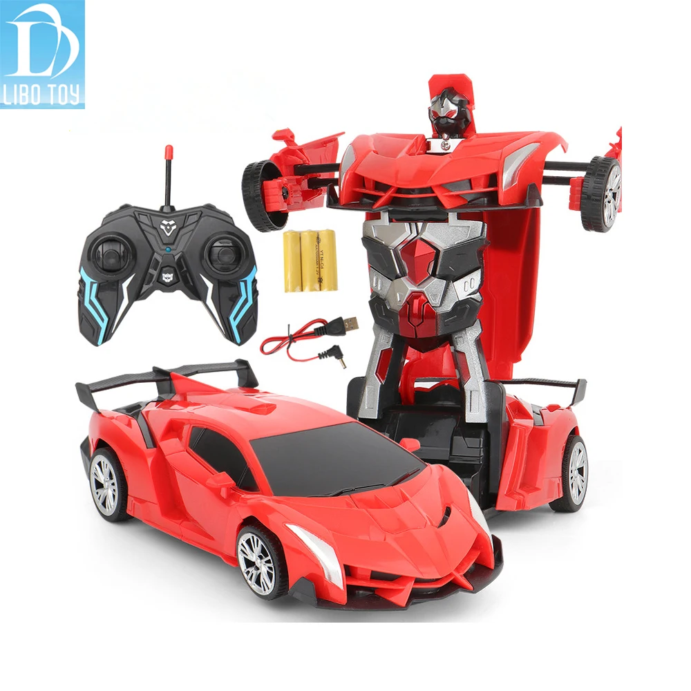 Remote Control Deformation Car Charging RC Car Transformation Robot Electric Car Boy Toy