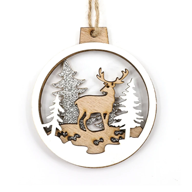 2022 China Factory Price Christmas Tree Wooden Christmas Decoration