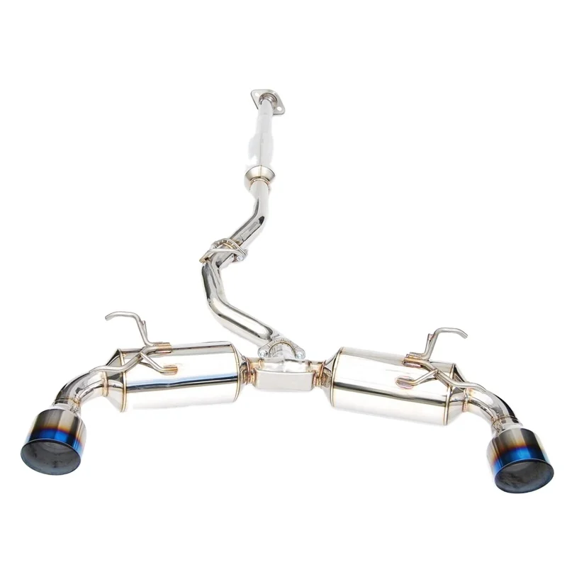 GRWA Titanium Burnt Tips N2 60mm Cat-Back Exhaust For Toyot*A 86 / Subaru Brz