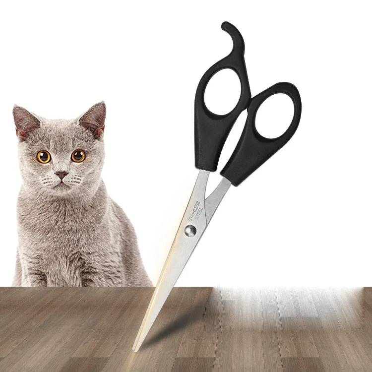 Dog Grooming Dogs Hair Cutter Stainless Steel Shears Straight Thinning Curved Pet Dog Cat Cutting Tools Grooming Scissors Set