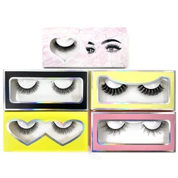 Private Label Handmade Synthetic Fiber Model 03  Eyelashes Vendor Handicraft Own Brand With Custom Box