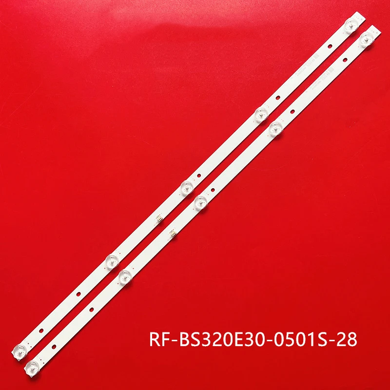 ZR-W095 (2 шт. 5LED) RF-BS320E30-0501S-28 Светодиодная лента для BBK 32 'TV 32LEM-1019T2C C320X15-E6-H Восточная звезда ТВ светодиодная подсветка