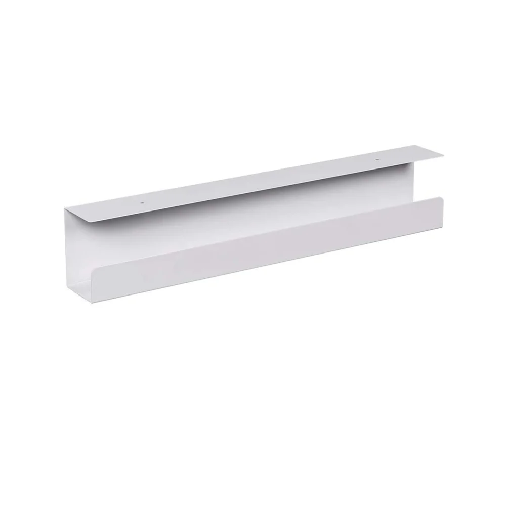 Under Desk Cable Tray computer Wire Management black metal box