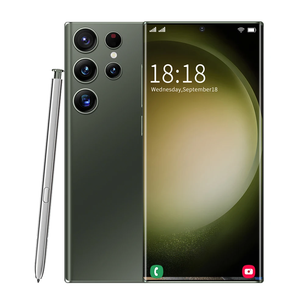 Fast Delivery Newest S23 Ultra 10 Core OEM Smartphone 7.2 inch Cheap Big Screen Phone with 1TB 48MP HIFI Camera Mobile Phone