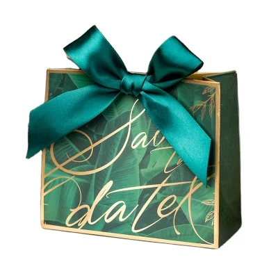 
European style wedding candy gift box, wedding candy box, folding wedding candy gift bag 