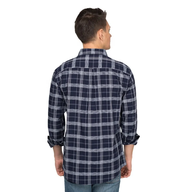 Китайский продукт, высокое качество, 2020, оптовая продажа, новый дизайн, мужская хлопковая Повседневная рубашка в клетку на заказ