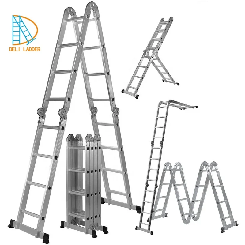 Escada Aluminio Multiproposito 4*3 Aluminum Multipurpose Ladder