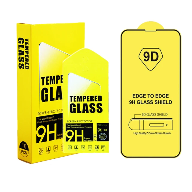 Wholesale For iphone13 9D Screen Protector for iphone6 7 8plus 9H full Glue Tempered Glass Screen Protector for iphoneXR