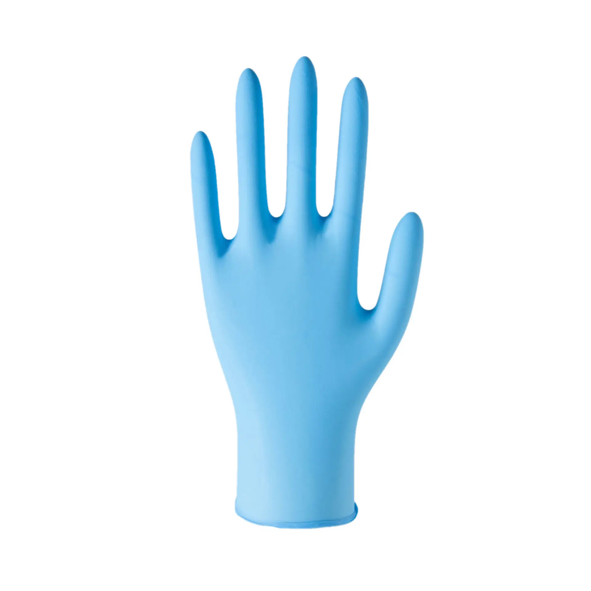 Hot sale diposabel gloves nitrile grip examen with powder
