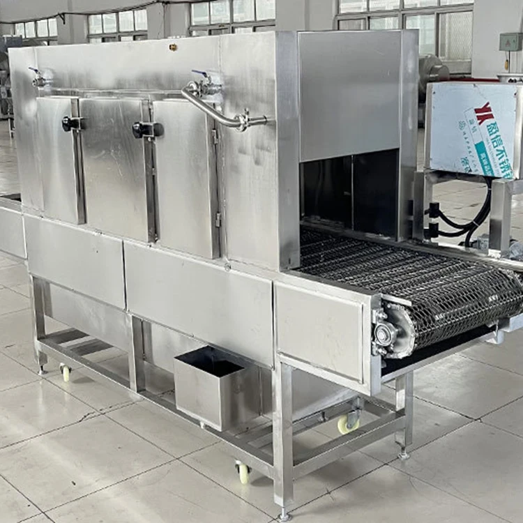 QDMECH Commercial Head Port Pork Feet Singeing Poultry Dehair Machine With CE Certificate