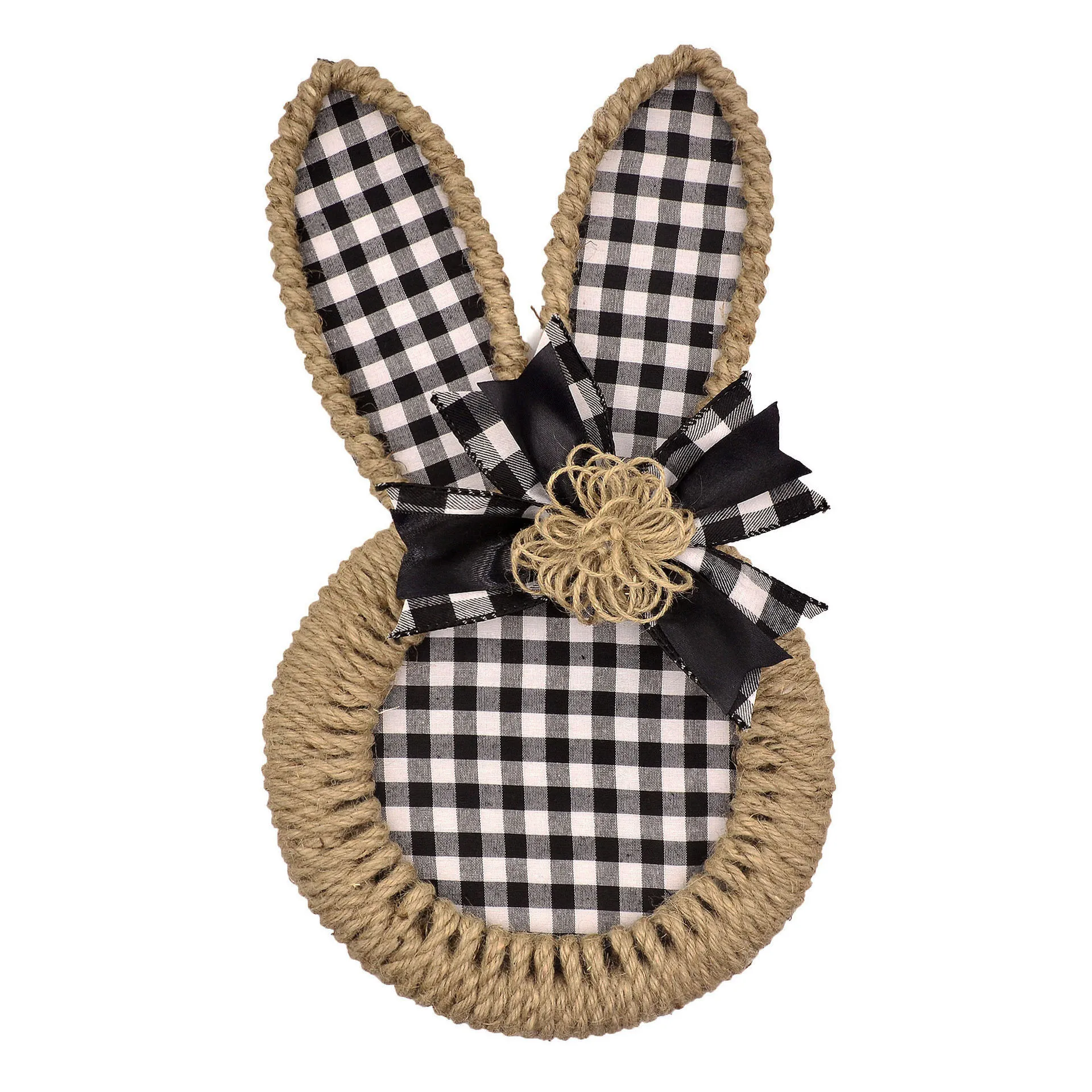 European and American Festival Door Hanging Country Style Easter Rabbit Wreath party holiday supplies easter