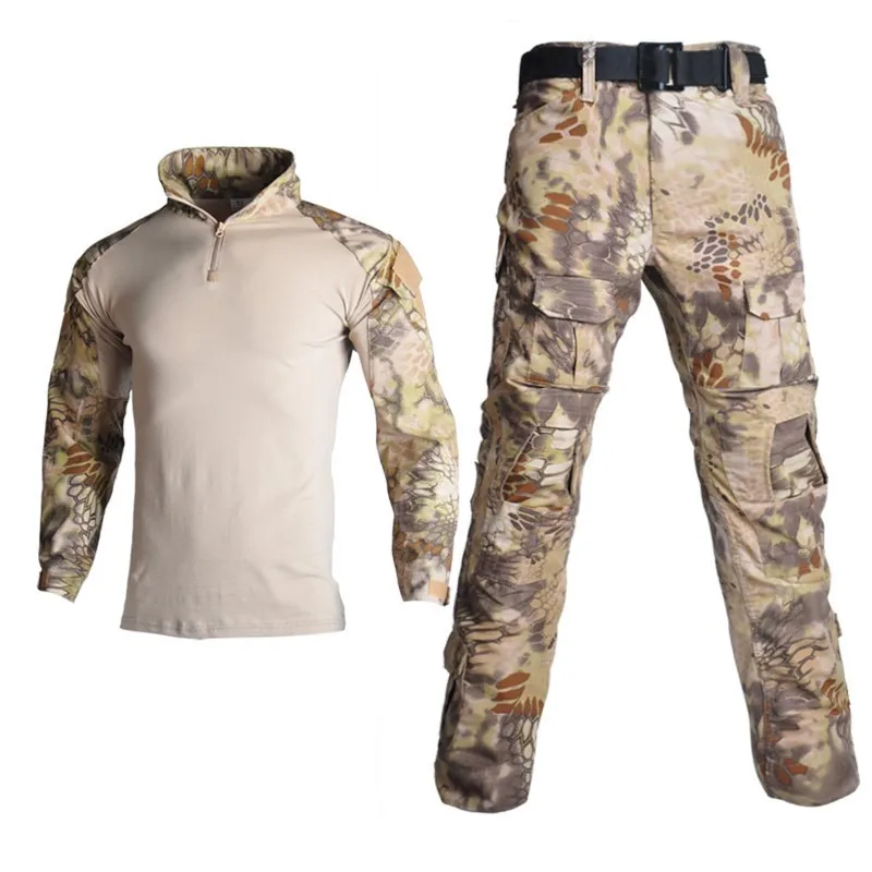 High Quality Multicolor Camouflage Frog Tactical Clothing Tactical Trousers Dress Tactical Uniforms