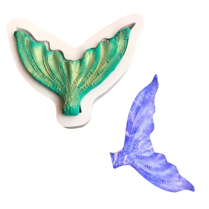 Bakeware silicone mould DIY fondant mermaid tail mold