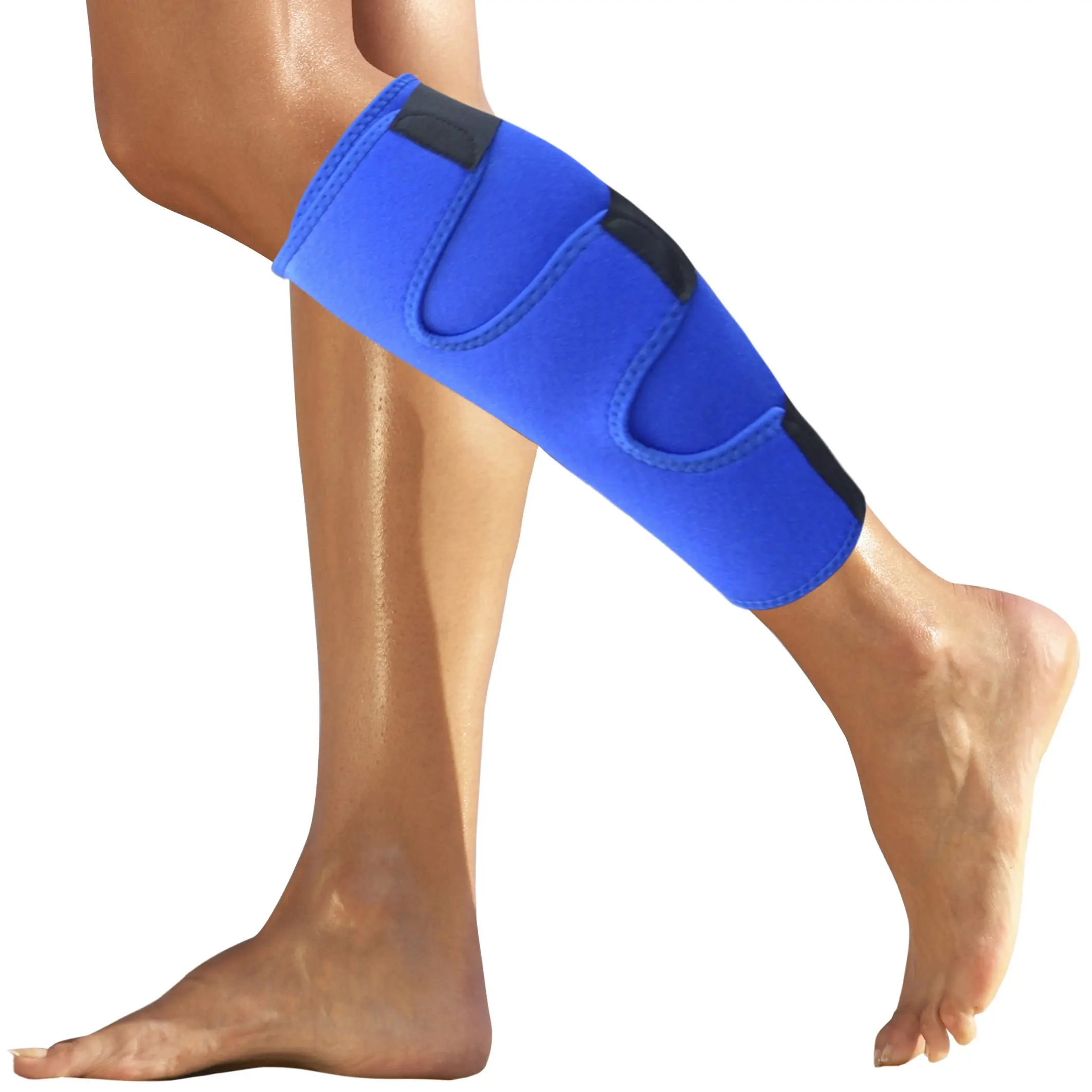 Calf Brace for Torn Calf Muscle Shin Splint Brace Lower Leg Neoprene Runners Injury Wrap for Strain Tear Splints for Men and