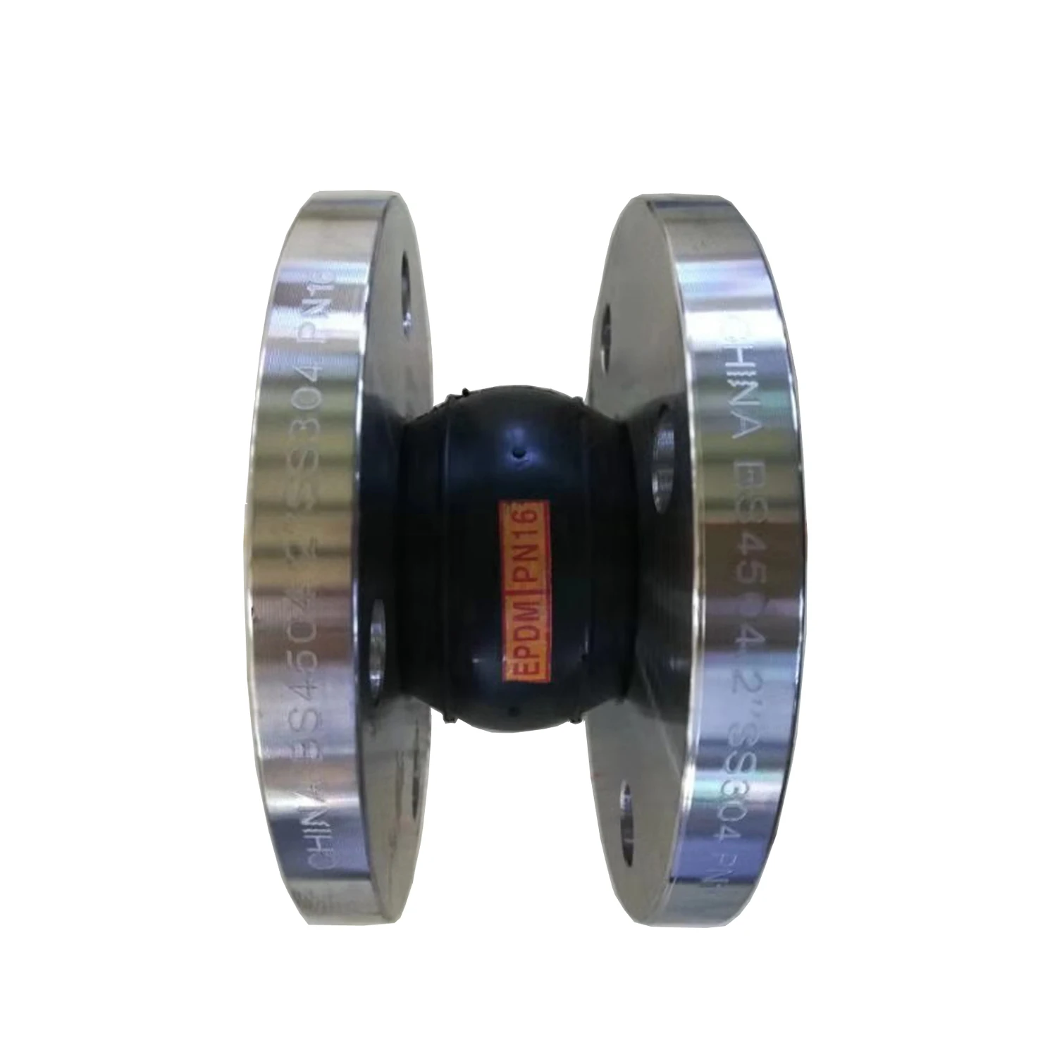 ANSI/DIN/BS Standard High Pressure Flexible Single Sphere Flanged Rubber Expansion Joints