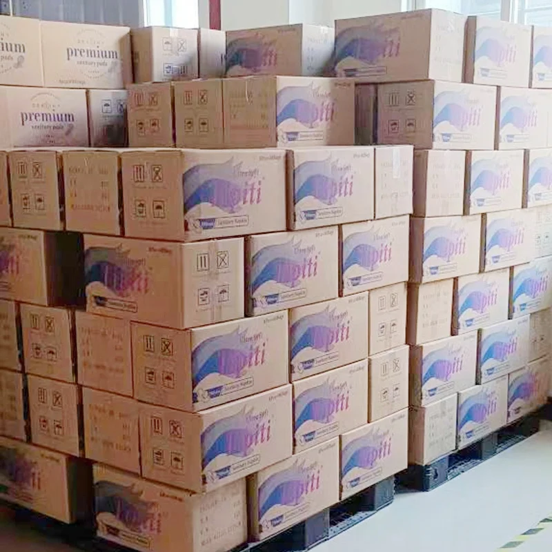 Hot Selling Disposable Super Absorbent Feel Comfortable Women Cotton Anion Sanitary Napkins