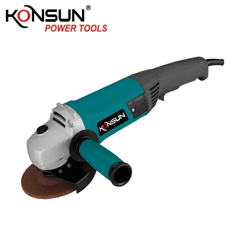 KONSUN Industrial & DIY 1200W Electric Power Angle Grinder with Variable Speed 220V Slide Switch 125mm for Polishing