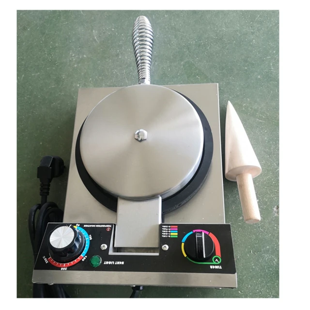COMMERCIAL WAFFLE CONE BAKER MACHINE  CONE MAKER ICE CREAM CONE WAFFLE MACHINE