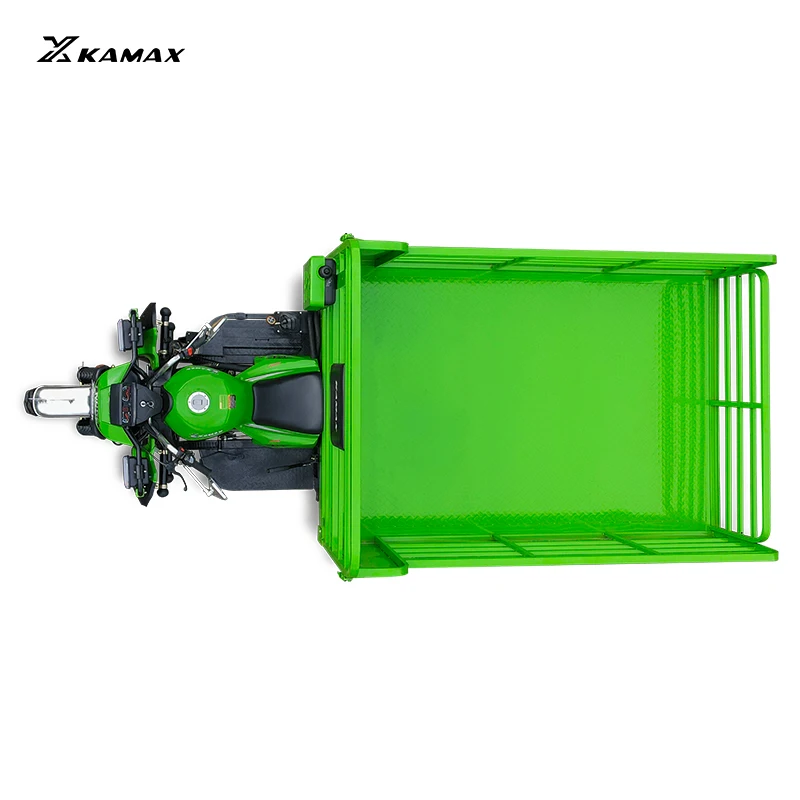 KAMAX Wooden Delivery Tricycle with 250CC/300CC Heavy Loading Three Wheel Motorized Vehicle Cargo Petrol Tricycle Manufactures