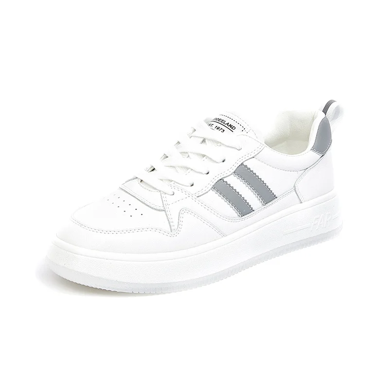 Wholesale Women Shoes High Quality Leather running sneaker  white color casual Shoes women shoes