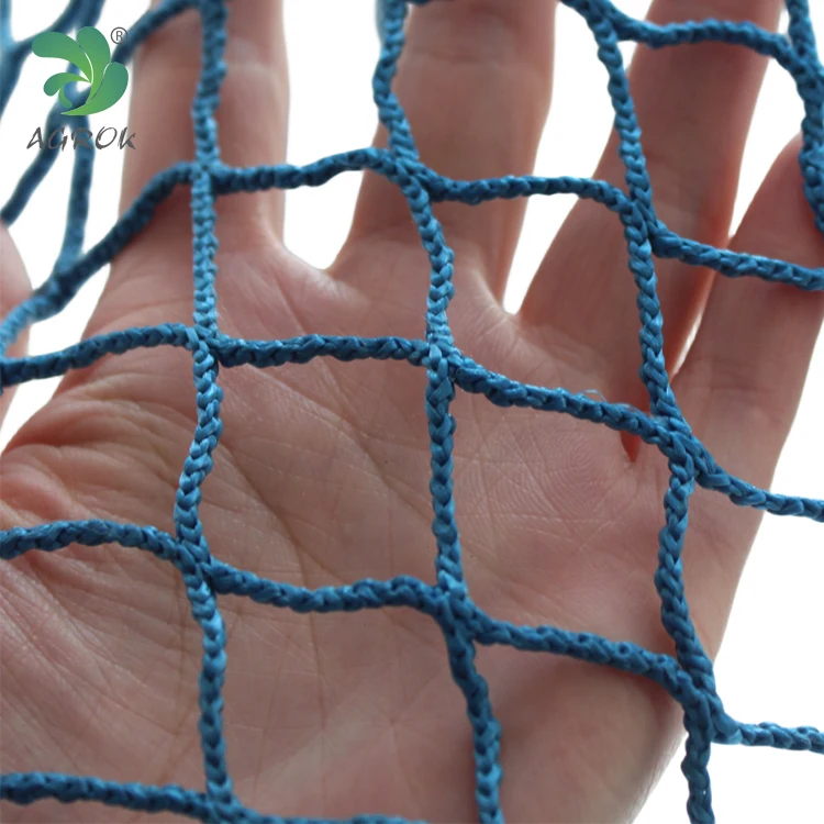 AGROK Hard Braided Strong Multifilament Knotless Raschel Net Fish Cage Net