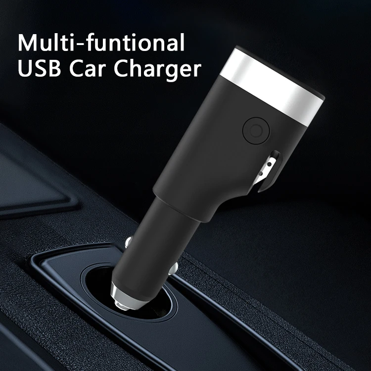 Christmas Gift Mobile Phone Metal  Dual USB Car Phone Charger For Iphone car charger For Android Aluminium USB Adapter