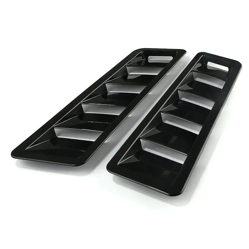 2Pcs Universal Car Front Hood Vent Air Intake Scoop Bonnet Hood Vent Cover Trims For Honda Nissan BMW Auto Parts