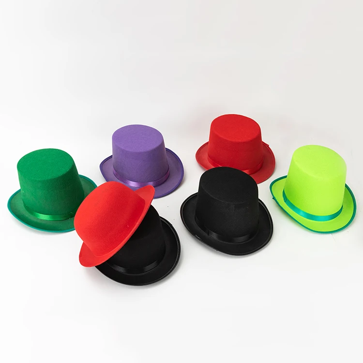 Custom Logo Band Promotion Womens Mini Wide Ribbons Fedora Hat