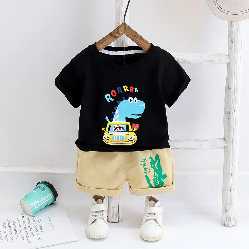 
Baby Boy Clothing Sets Summer Casual Kids Boy Clothes Two Piece Outfits Shorts and T shirt 