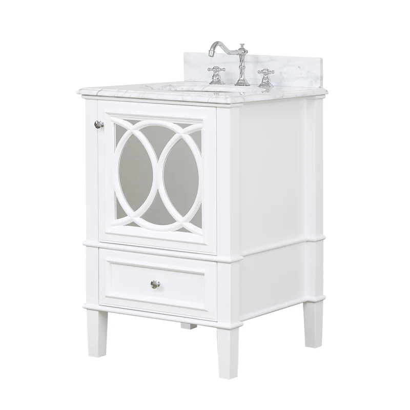 Лидер продаж, туалетный столик в современном стиле, 24 дюйма, белый