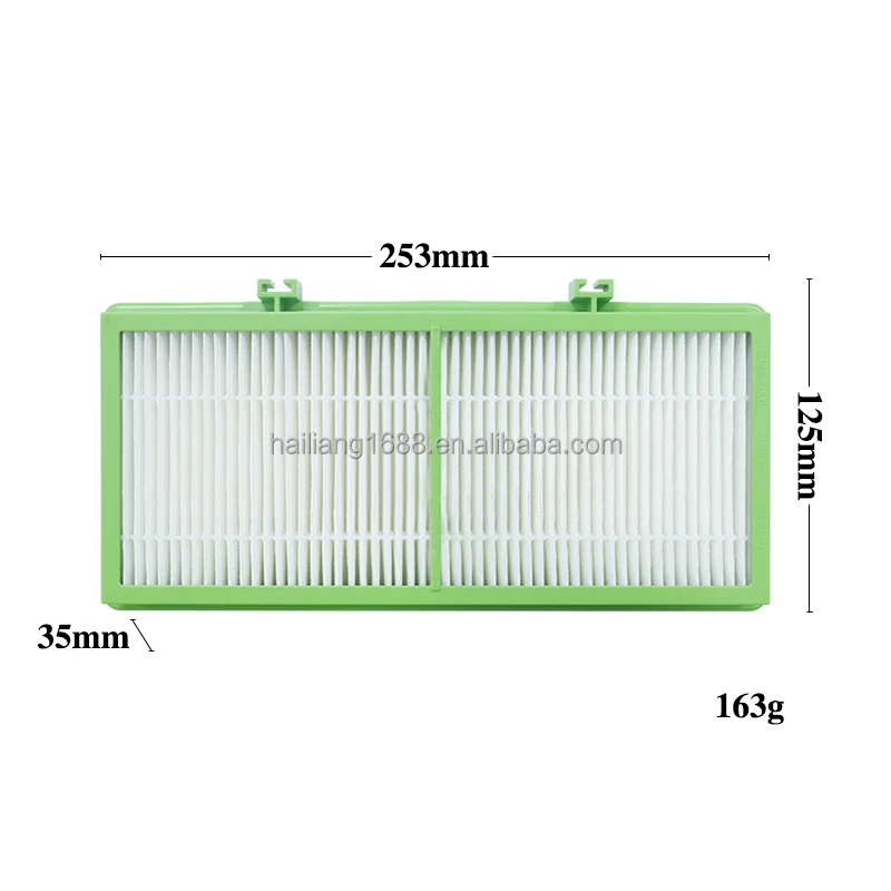 China wholesale air filter Parts carbon filter and hepa air purifier filter replacement Green for Holmes AER1