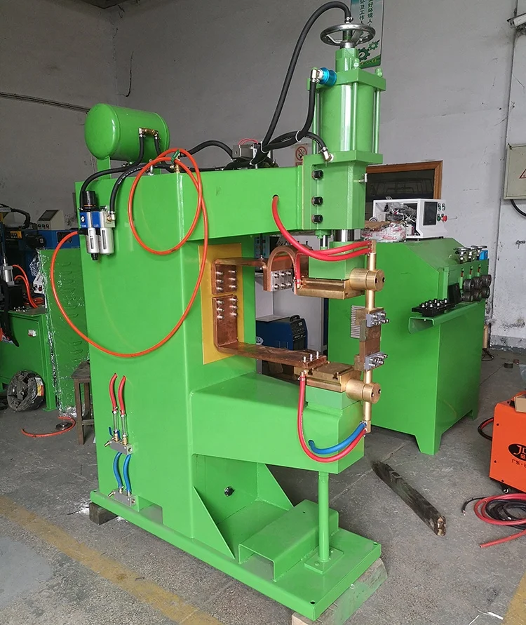 Pneumatic resistance row welder automatic wire mesh spot welding machine