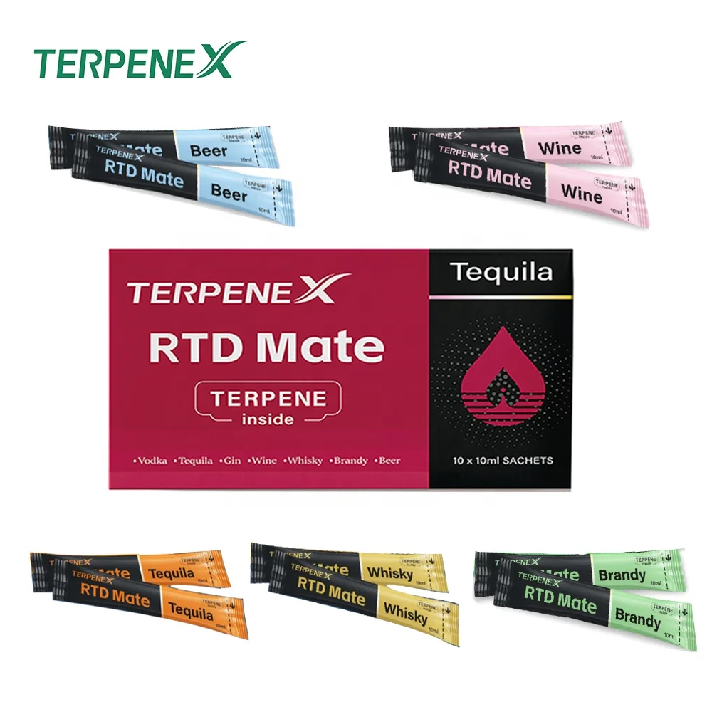 Factory Direct Supply Herb Liquid Wine/Beer/Whisky/Vodka Water Enhancer RTD