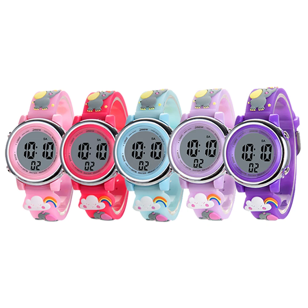 Original Cartoon Kids Watch LED Back Light 3ATM Waterproof Digital Sport Watch Features Alarm Wearable Devices ABS Affordable