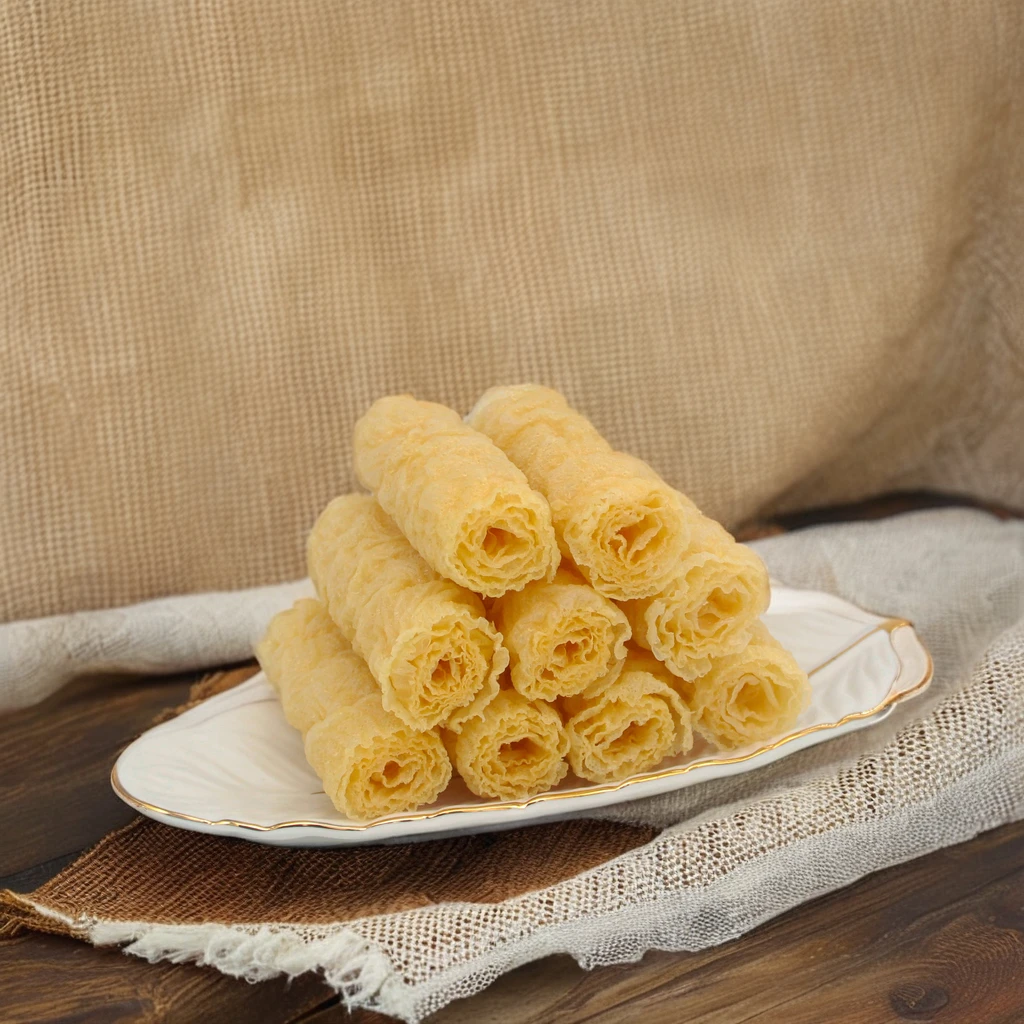 Return to the original taste of food rich flavor FRIED BEAN CURD SKIN