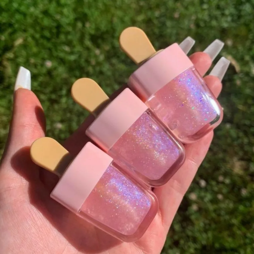 OEM Makeup Manufacturer Cute Gloss Lipstick Wholesale Bulk Cruelty Free Waterproof Silky Clear Lip Gloss