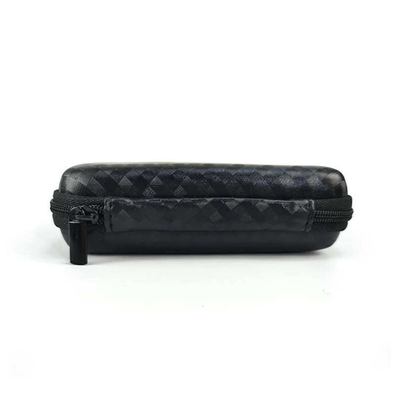 Custom Plaid Charger Box Black Square Data Cable Carrying Bag Travel Hard EVA USB Cable Case