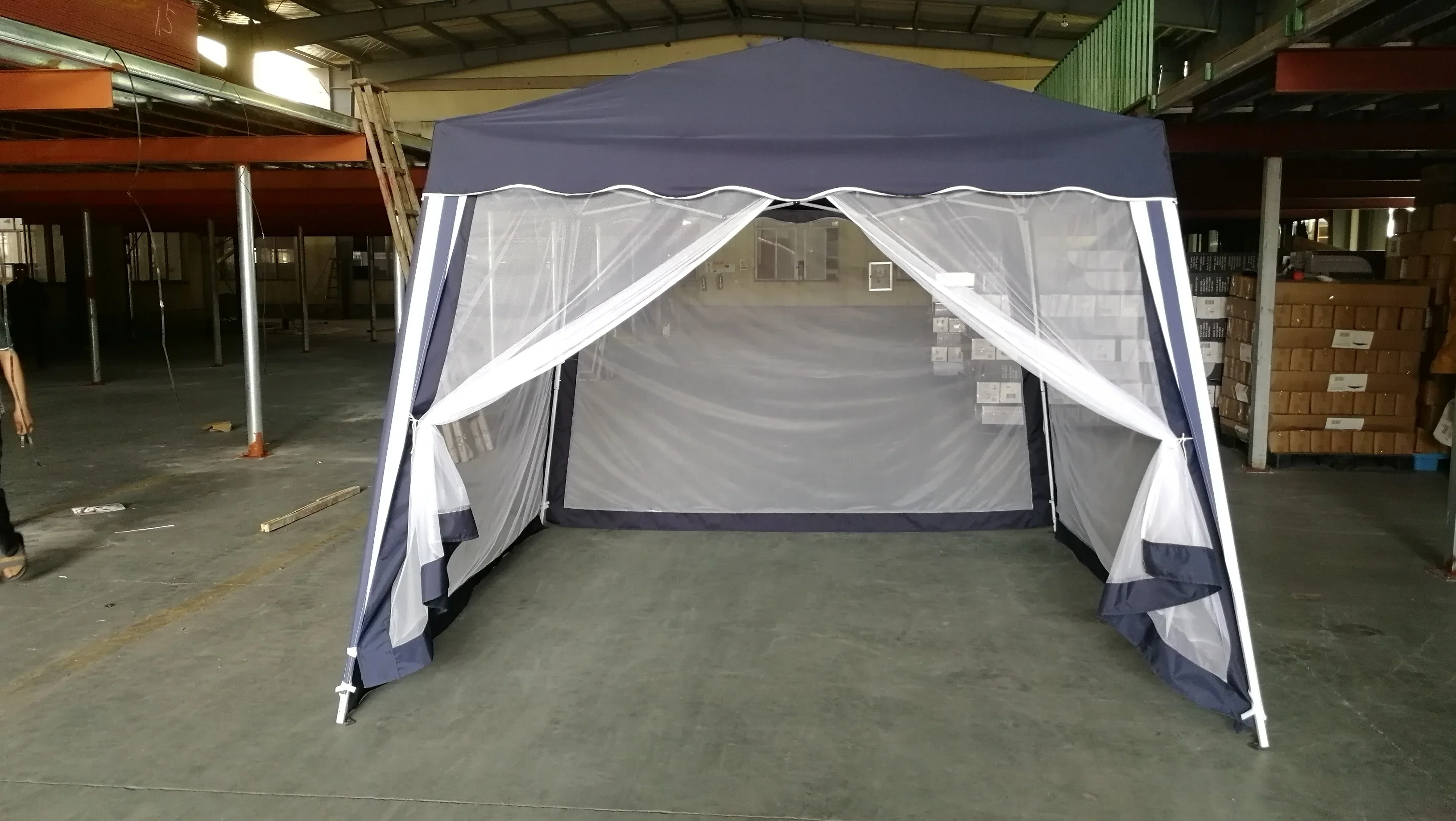 3x3M  Gazebo with 4-Side Mesh Panels Mosquito Netting Pop Up Gazebo