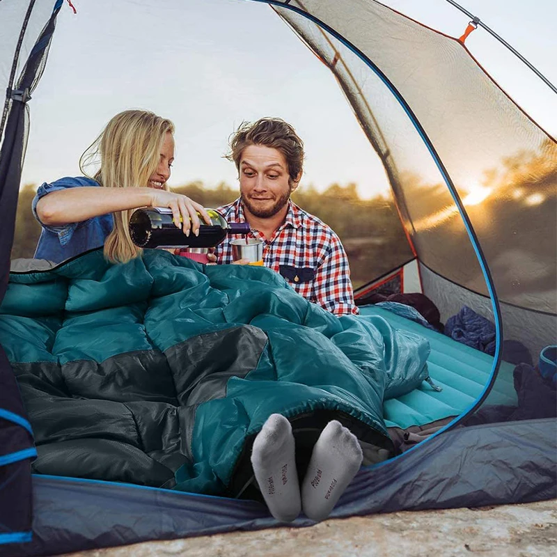 Outdoor Mummy Sleeping Bags Unique Comfortable Camping Hiking With Compression Sack