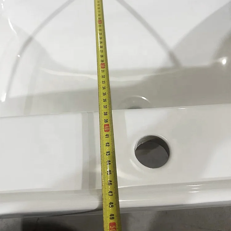 White color bathroom cabinet basin table top vanity basin