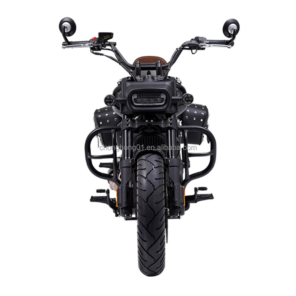130KM/H Retro Petrol Motorbike Vintage 2 Wheel Motor Bikes Adult Gas Motorcycle 250cc Chopper Motorcycle (Cruising Dauphin 2)
