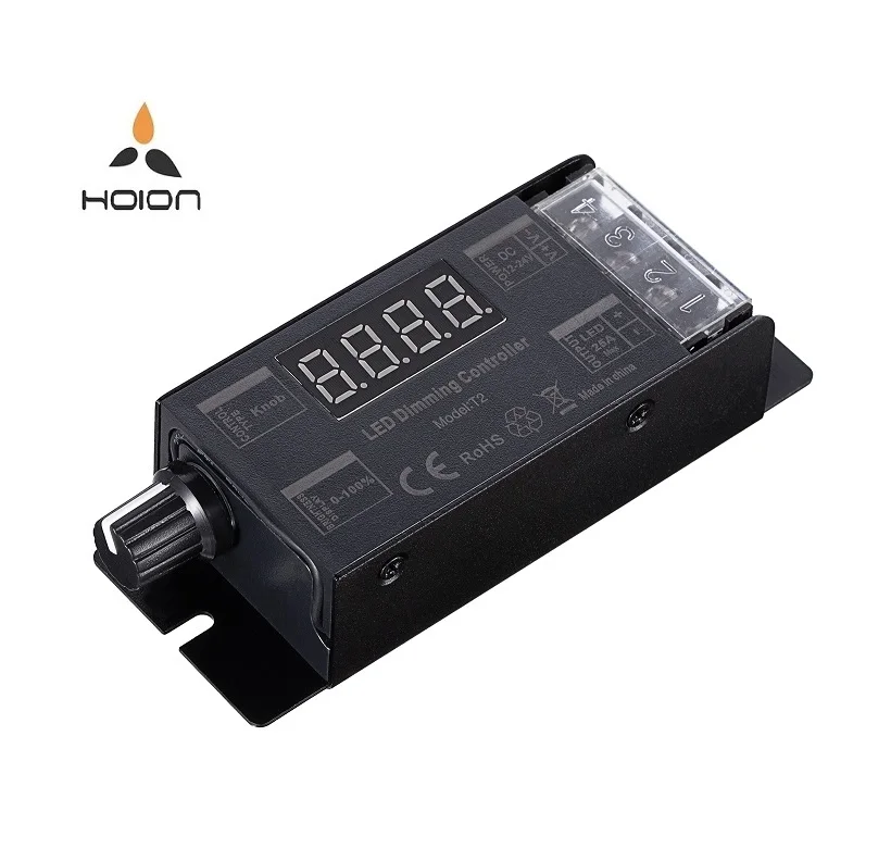 RF 2.4G Wireless 300W 600W PWM Adjustable No flicker 1-4 zones external Antenna led dimmer 25A