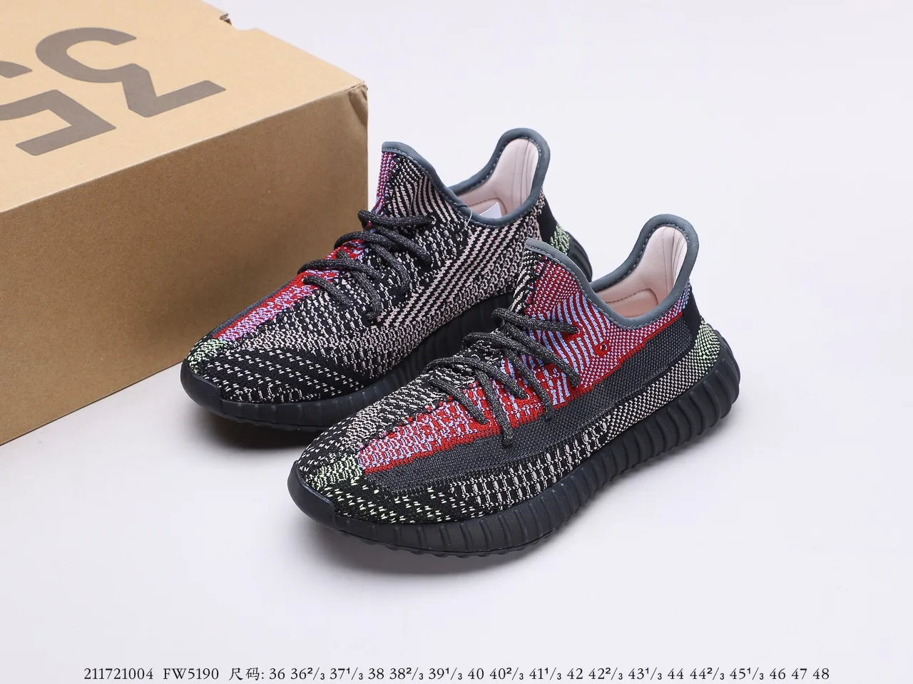  2021 высококачественные светоотражающие Оригинальные кроссовки yeezy350 для мужчин и женщин все стили оригинальные коробки с логотипом 1:1 350 V2