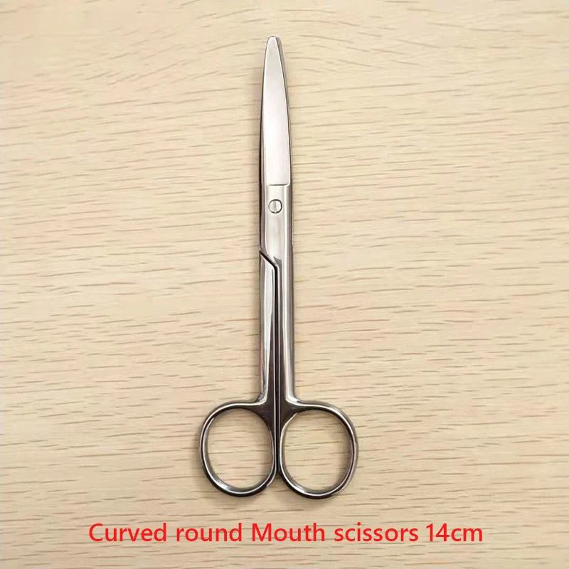 Gloway High Quality Makeup Scissors 14Cm Stainless Steel Eyebrow Double Eyelid Tape Curve Beauty Trimming Scissor