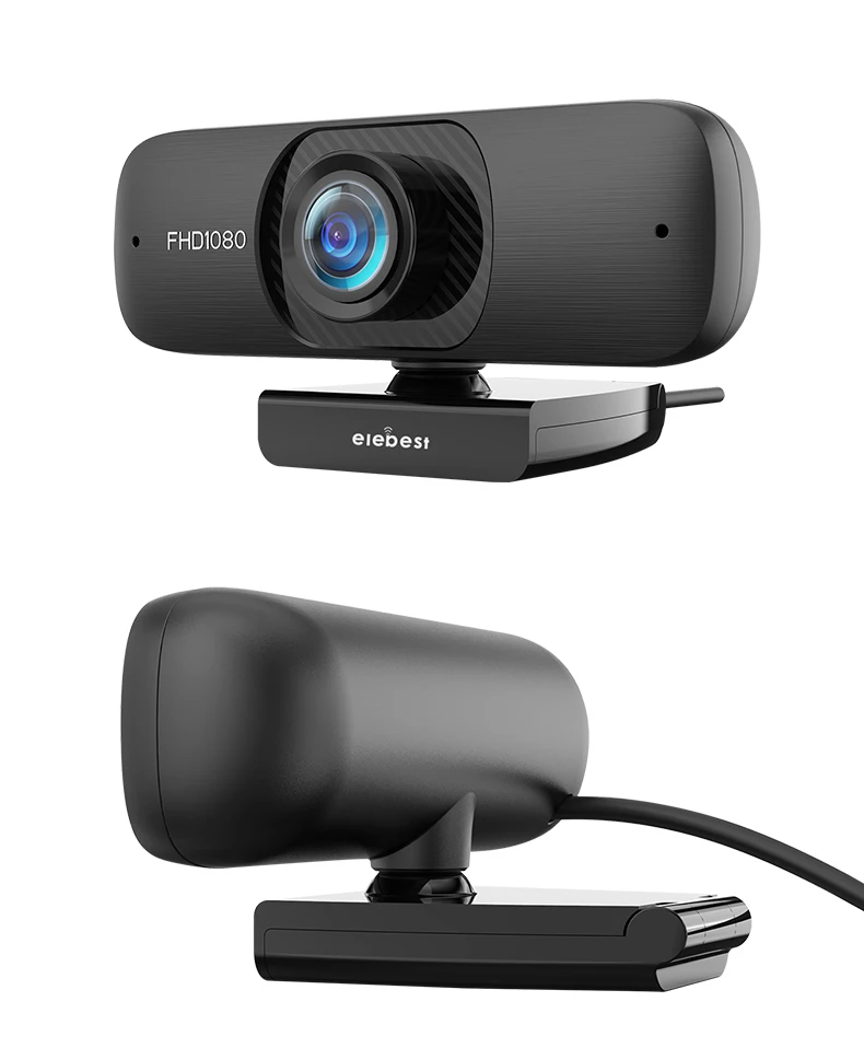  HD 1080P 720P USB веб-камера светодиодная с микрофоном для компьютера ПК ноутбука видеозвонков встреч трансляций в прямом