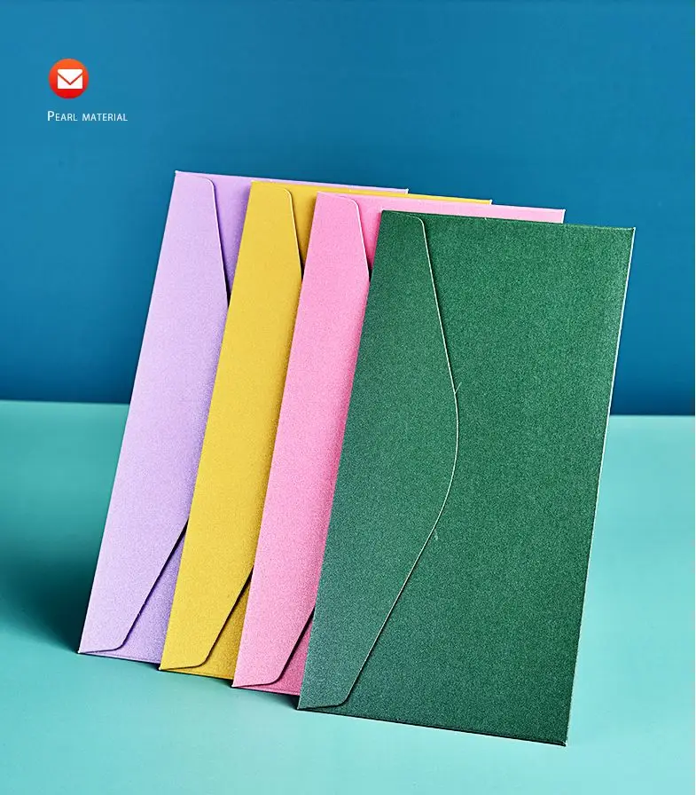 Vintage Cheap Fancy Paper DL Size Folder Envelope Custom Greeting Card Envelope Gift Card Envelope