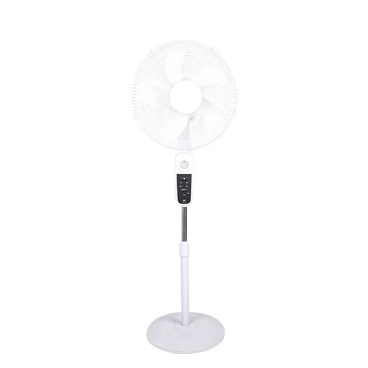 16 Inch rechargeable solar panel fan battery operated solar powered outdoor fans solar fan with remote brushless dc motor